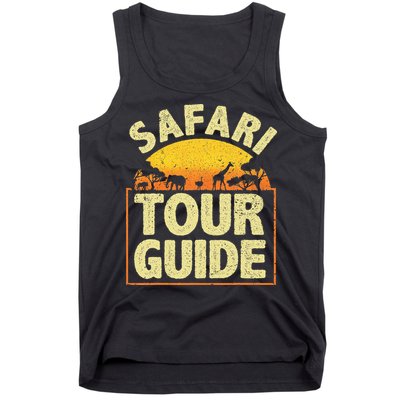 Funny Safari Guide Zoo Safari Tank Top