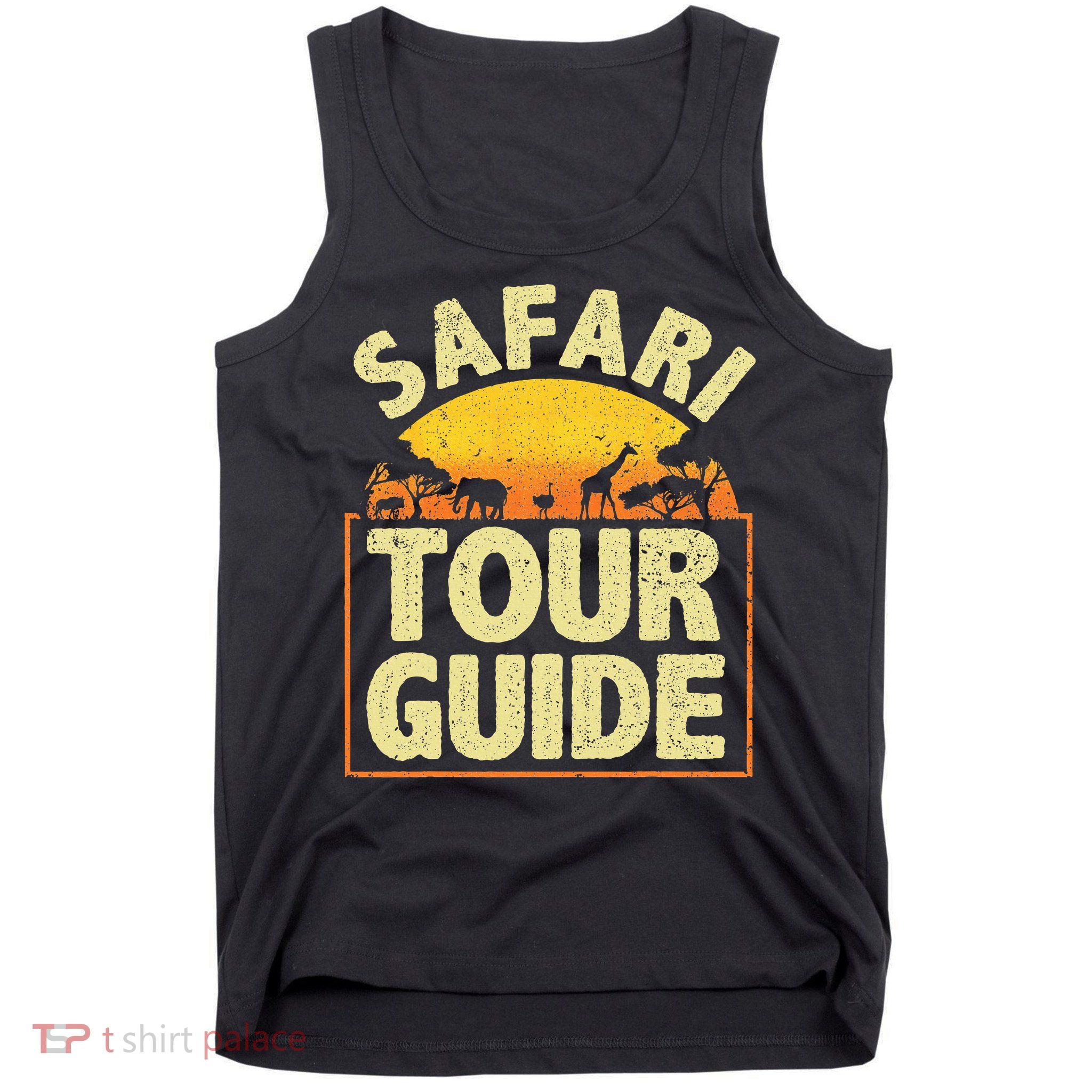 Funny Safari Guide Zoo Safari Tank Top