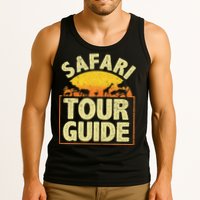Funny Safari Guide Zoo Safari Tank Top