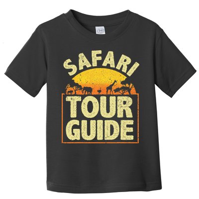 Funny Safari Guide Zoo Safari Toddler T-Shirt