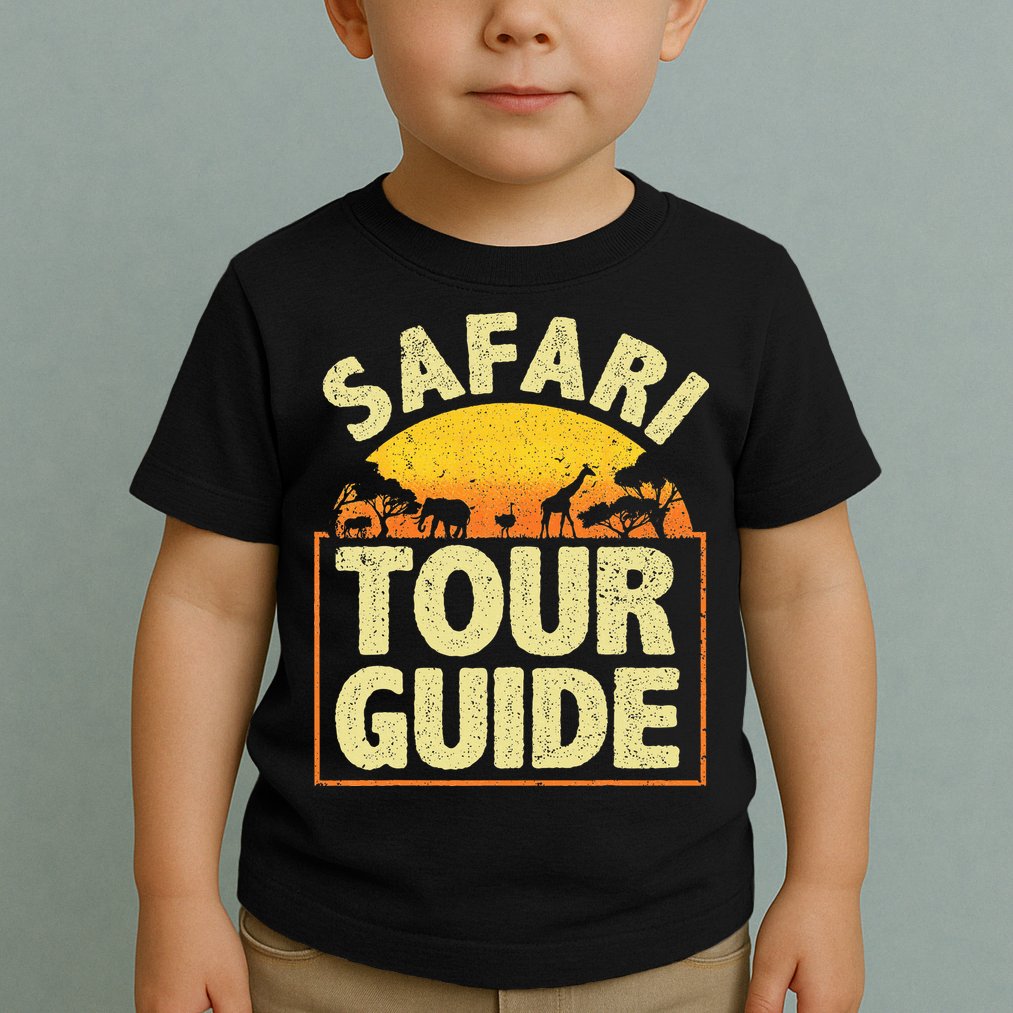 Funny Safari Guide Zoo Safari Toddler T-Shirt