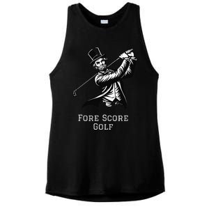 Fore Score Golf Ladies PosiCharge Tri-Blend Wicking Tank