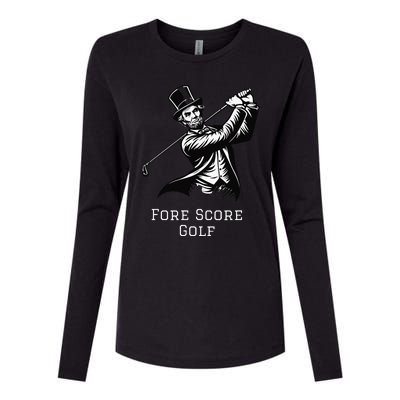 Fore Score Golf Womens Cotton Relaxed Long Sleeve T-Shirt