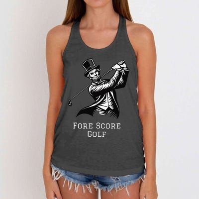 Fore Score Golf Women's Knotted Racerback Tank