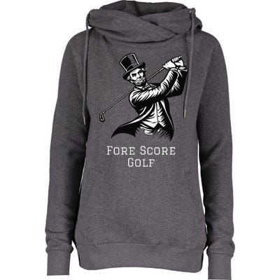 Fore Score Golf Womens Funnel Neck Pullover Hood