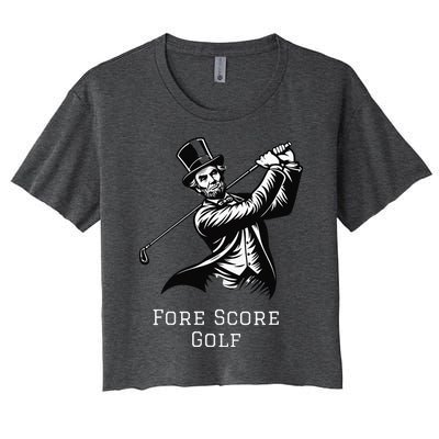 Fore Score Golf Women's Crop Top Tee