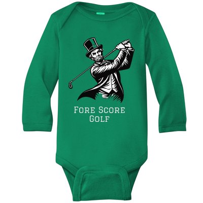 Fore Score Golf Baby Long Sleeve Bodysuit