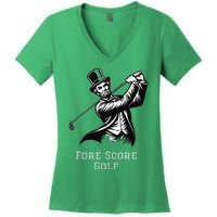 Fore Score Golf Women's V-Neck T-Shirt