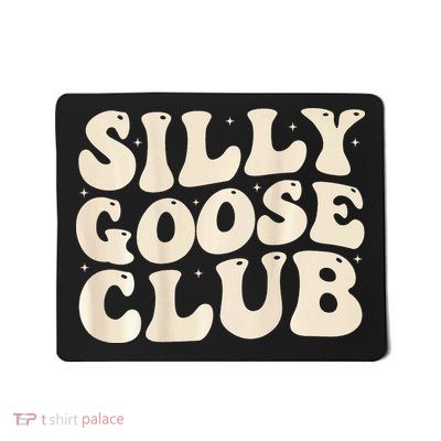Funny Silly Goose Club 2 Sided Groovy Animal Goose Lover Mousepad