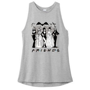 Friends Squad Goals Horror Queens Halloween Ladies PosiCharge Tri-Blend Wicking Tank