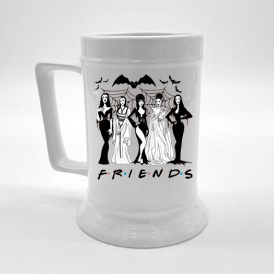 Friends Squad Goals Horror Queens Halloween Beer Stein