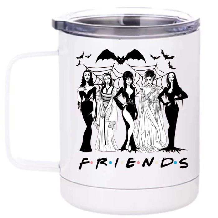 Friends Squad Goals Horror Queens Halloween 12 oz Stainless Steel Tumbler Cup