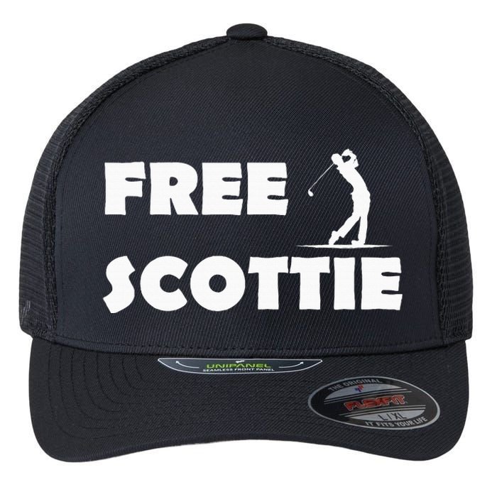 Free Scottie Golf Flexfit Unipanel Trucker Cap