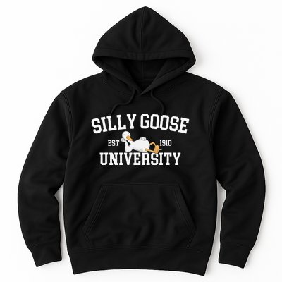 Funny Silly Goose Duck University Meme School Hoodie