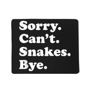 Funny Snake Gift For Men Women Boy Or Girl Mousepad