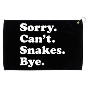 Funny Snake Gift For Men Women Boy Or Girl Grommeted Golf Towel