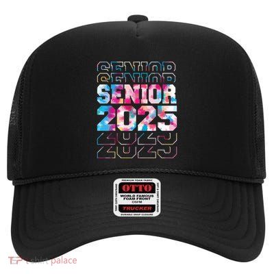 Funny Senior Graduation Gifts Class Of 2025 Senior Women High Crown Mesh Back Trucker Hat