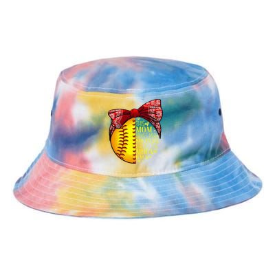 Funny Softball Gift Mom  Pitcher Catcher Lovers Tie Dye Newport Bucket Hat