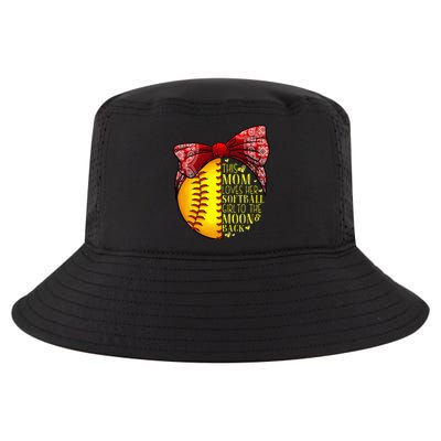 Funny Softball Gift Mom  Pitcher Catcher Lovers Cool Comfort Performance Bucket Hat