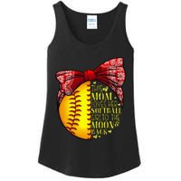 Funny Softball Gift Mom  Pitcher Catcher Lovers Ladies Essential Tank