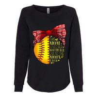 Funny Softball Gift Mom  Pitcher Catcher Lovers Womens California Wash Sweatshirt