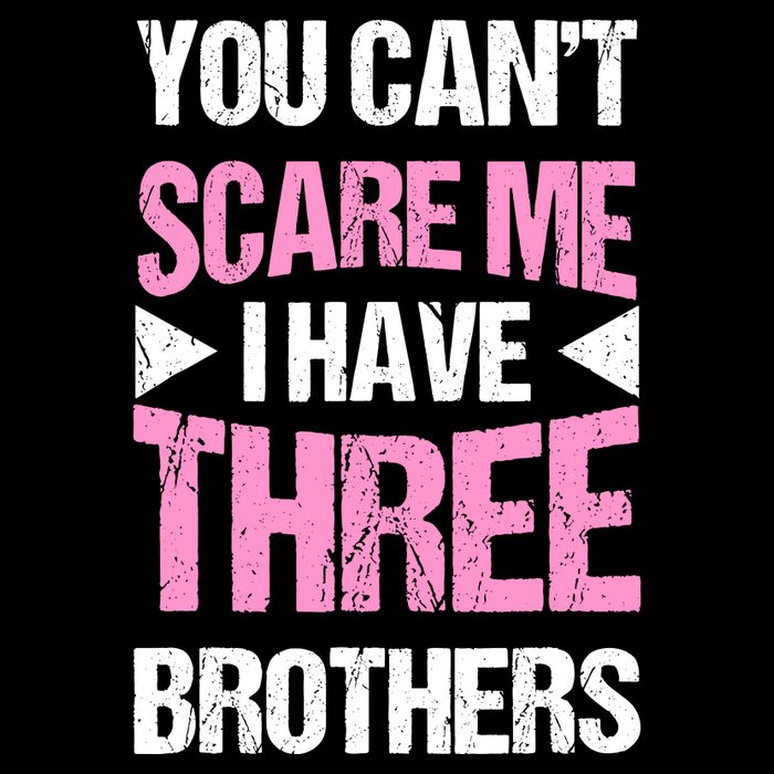 Funny Sister Gifts You CanT Scare Me I Have Three Brothers Wool Snapback Cap