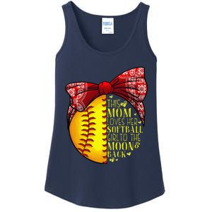 Funny Softball Gift Mom Women Pitcher Catcher Lovers Ladies Essential Tank