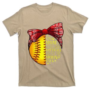 Funny Softball Gift Mom Women Pitcher Catcher Lovers T-Shirt