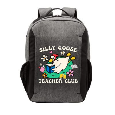 Funny Silly Goose Teacher Club Animal Lover Groovy Teacher Vector Backpack