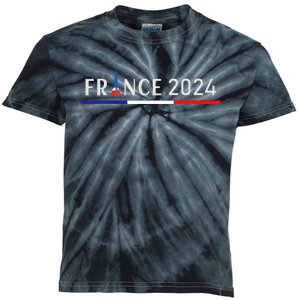 France Summer Games 2024 In Its Capital Paris Kids Tie-Dye T-Shirt