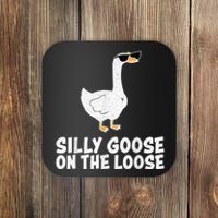 Funny Silly Goose On The Loose Coaster