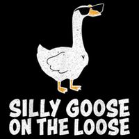 Funny Silly Goose On The Loose Wool Snapback Cap