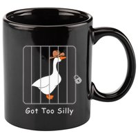 Funny Silly Goose Lover Mugshot Meme Got Too Silly 11oz C Handle Ceramic Mug