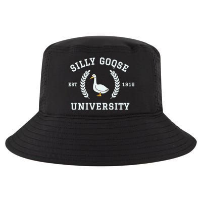 Funny Silly Goose University Funny Gift For Guys Cool Comfort Performance Bucket Hat