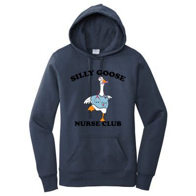 Funny Silly Goose Nurse Club School Nurse Student Graduation Women's Pullover Hoodie