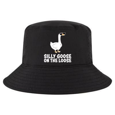 Funny Silly Goose On The Loose Cool Comfort Performance Bucket Hat