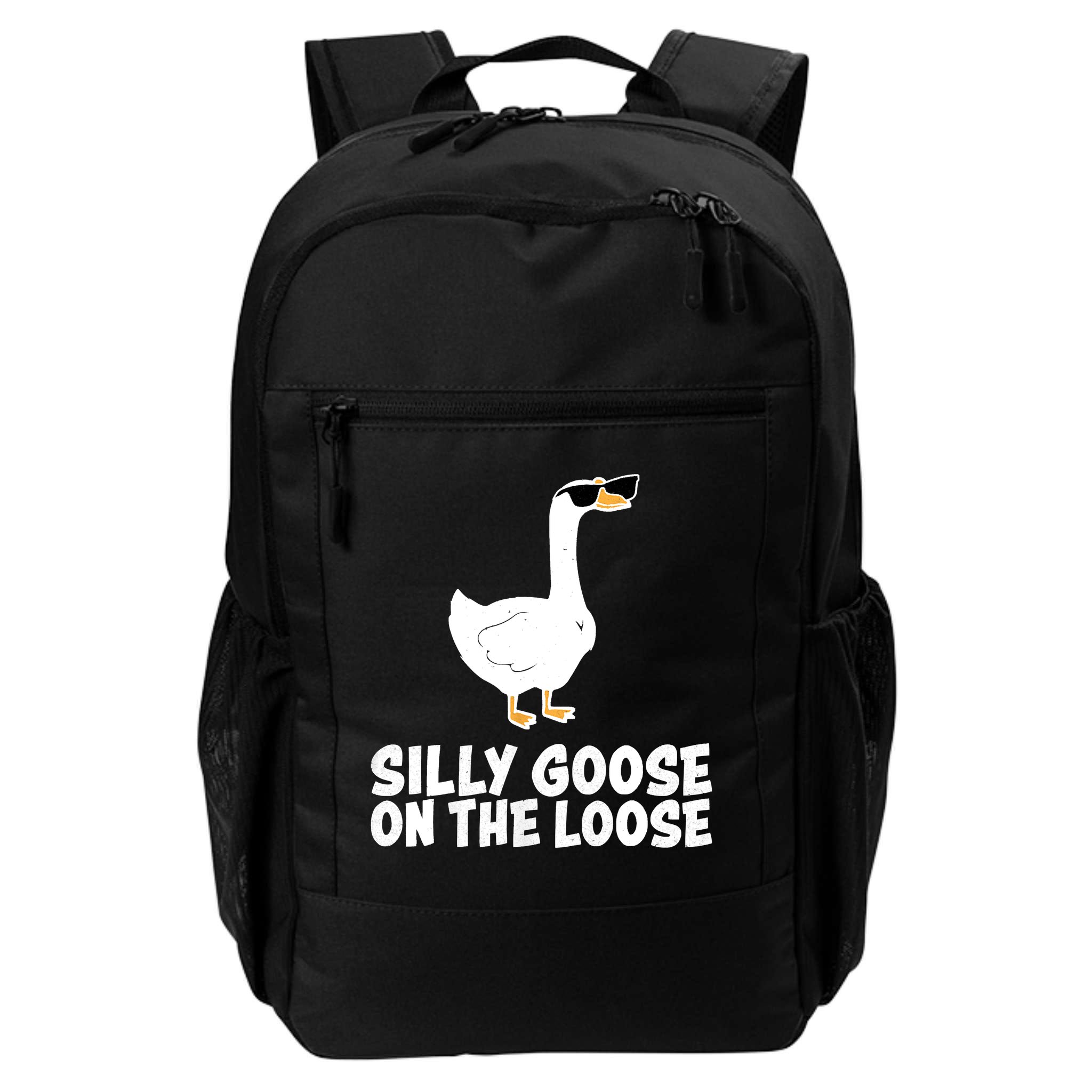 Funny Silly Goose On The Loose Backpack