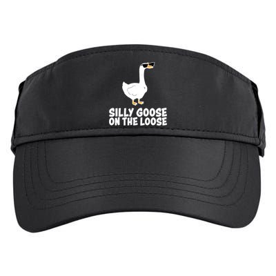 Funny Silly Goose On The Loose Adult Drive Performance Visor