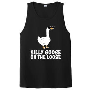 Funny Silly Goose On The Loose PosiCharge Competitor Tank