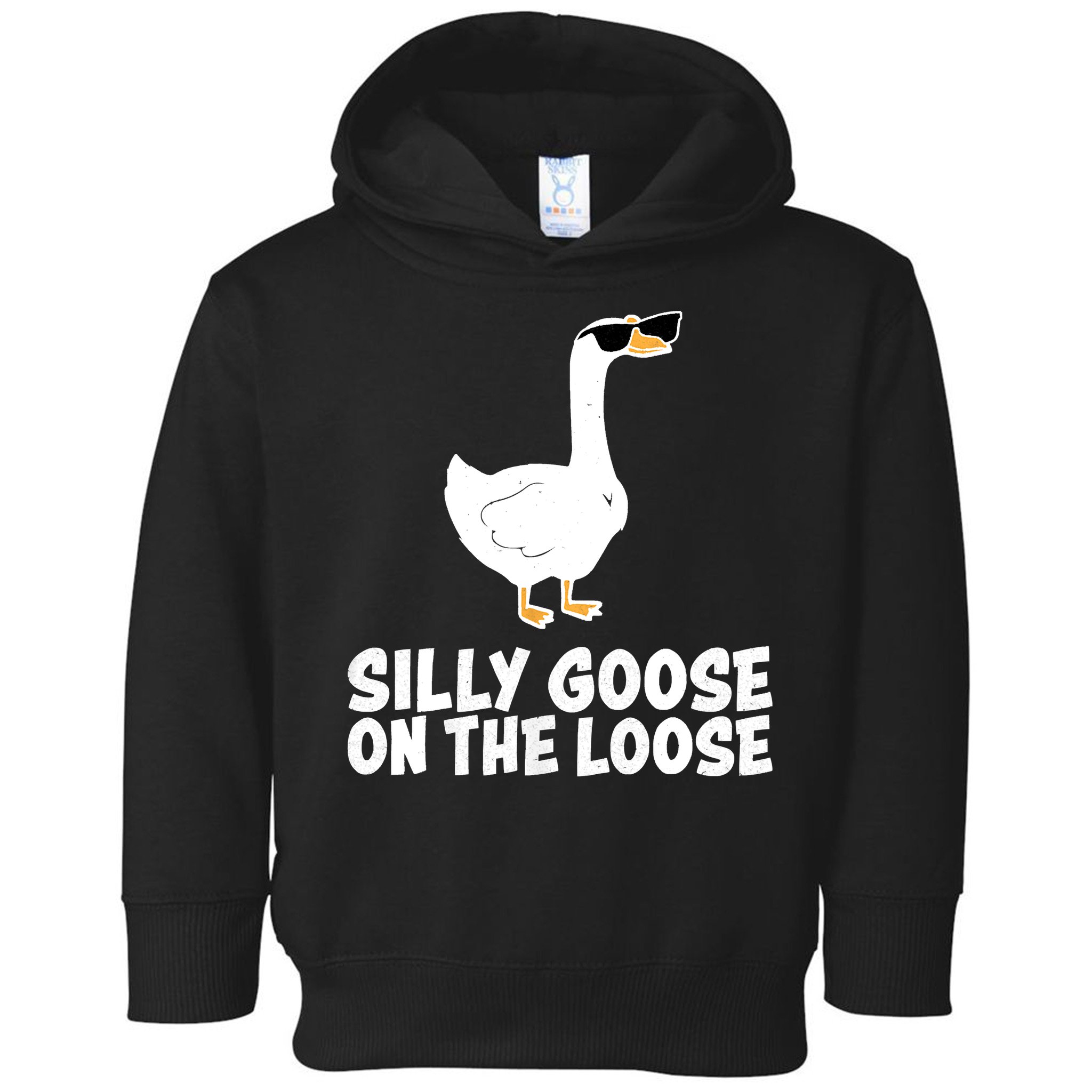 Funny Silly Goose On The Loose Toddler Hoodie