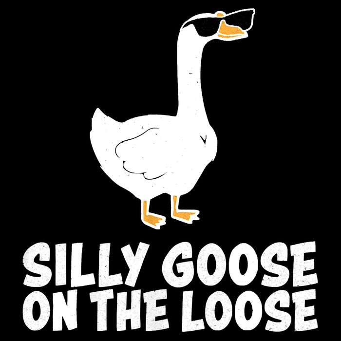 Funny Silly Goose On The Loose Toddler T-Shirt