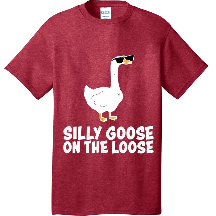 Funny Silly Goose On The Loose T-Shirt