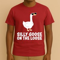 Funny Silly Goose On The Loose T-Shirt