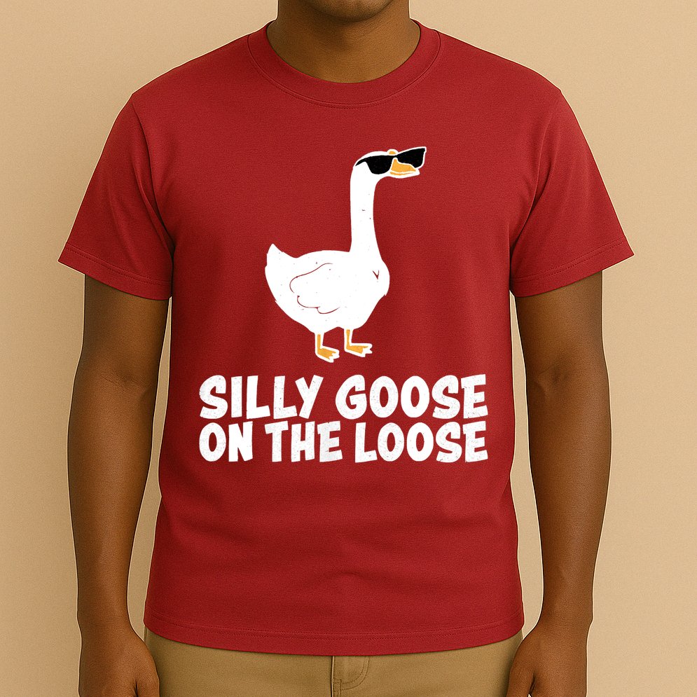 Funny Silly Goose On The Loose T-Shirt