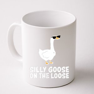 Funny Silly Goose On The Loose Coffee Mug