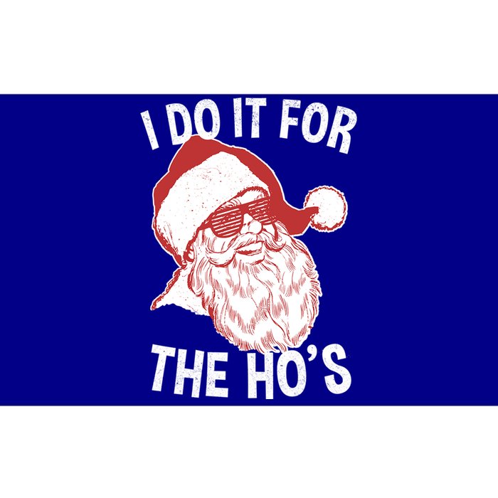 Funny Santa Gift Vintage Retro Santa I Do It For The HoS Cool Gift Bumper Sticker