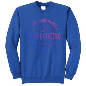 Funny Scrapbooking Gift Dad Fathers Day Gift Sweatshirt