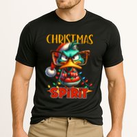 Funny Sarcastic Grumpy Duck Christmas Spirit Cooling Performance Crew T-Shirt