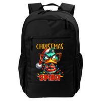 Funny Sarcastic Grumpy Duck Christmas Spirit Backpack