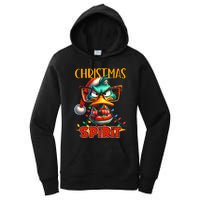 Funny Sarcastic Grumpy Duck Christmas Spirit Women's Pullover Hoodie